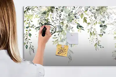 Mágneses törölhető tábla Virágzó természet mintával