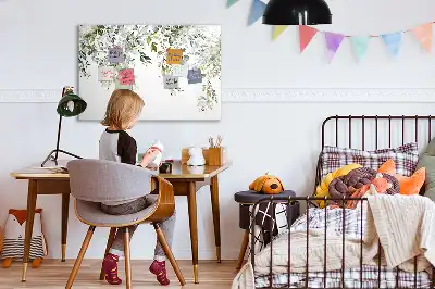 Mágneses törölhető tábla Virágzó természet mintával