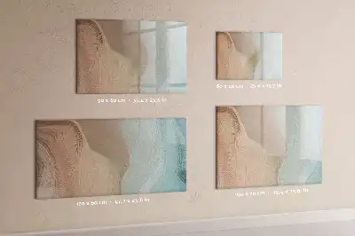 Mágneses tábla filctollal hullám absztrakció mintával