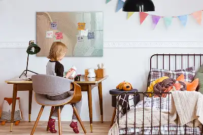 Mágneses tábla filctollal hullám absztrakció mintával
