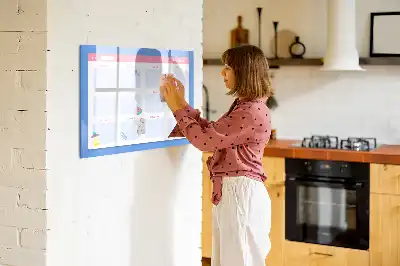 Mágneses törölhető havi tervező tábla havi tervező