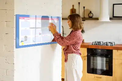 Mágneses törölhető havi tervező tábla havi tervező
