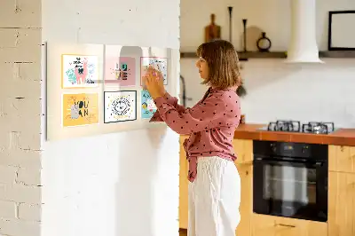 Mágneses törölhető tábla motivációs jelszavakkal