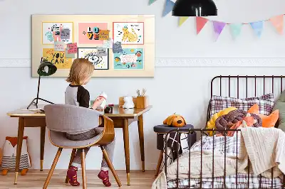 Mágneses törölhető tábla motivációs jelszavakkal