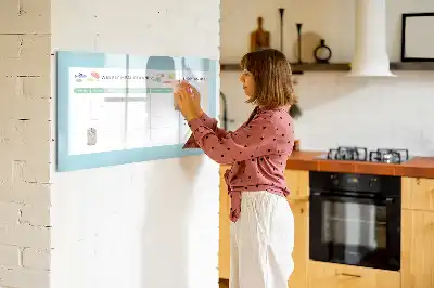 Mágneses törölhető tábla étkezési tervező