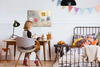 Mágneses tábla filctollal Árnyék a homokon kivitelben