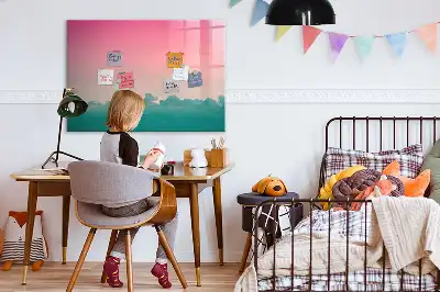 Mágneses törölhető tábla gradiens égbolt mintával