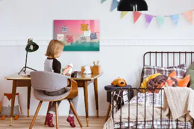 Mágneses törölhető tábla gradiens égbolt mintával