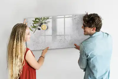 Mágneses tábla filctollal minimalista olívabogyós mintával