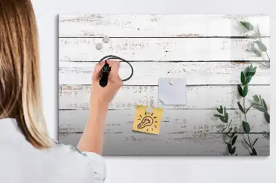 Mágneses tábla filctollal fa keretes változat