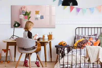 Mágneses törölhető tábla virágcsokor mintával