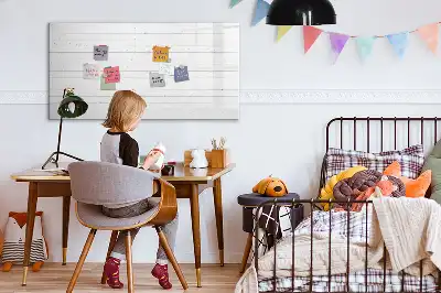 Mágneses törölhető tábla fapanel mintával