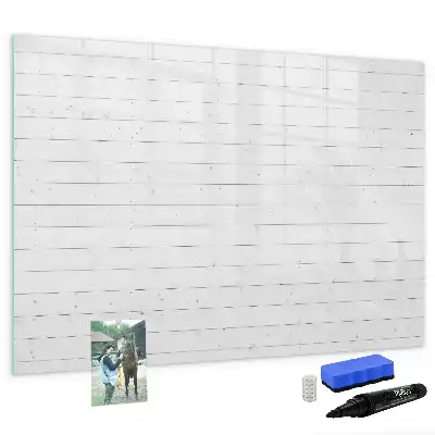 Mágneses törölhető tábla fapanel mintával
