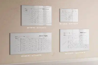 Mágneses szokáskövető tábla filctollal mágneses kivitelben