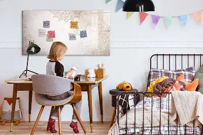 Mágneses törölhető tábla dekoratív mintával