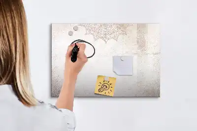 Mágneses törölhető tábla dekoratív mintával