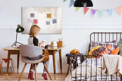Mágneses törölhető tábla dekoratív mintával