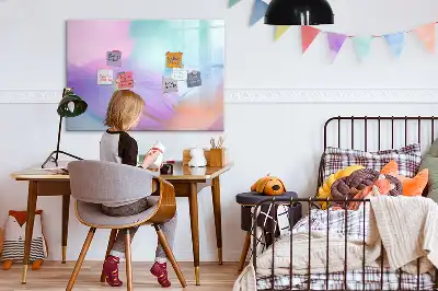 Mágneses törölhető tábla színes tollakkal