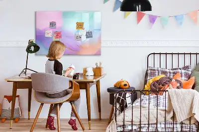 Mágneses törölhető tábla színes tollakkal