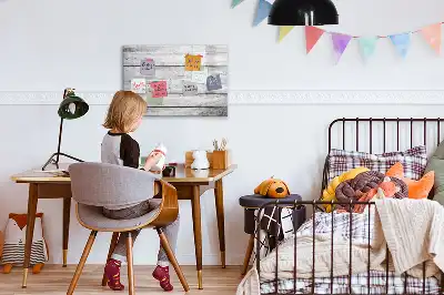 Mágneses tábla filctollal festett deszkák kivitelben