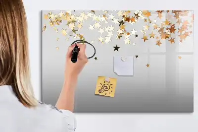 Mágneses törölhető tábla csillagok mintával
