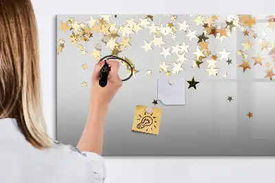 Mágneses törölhető tábla csillagok mintával
