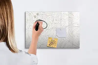 Mágneses törölhető tábla absztrakt foltminta dizájnnal