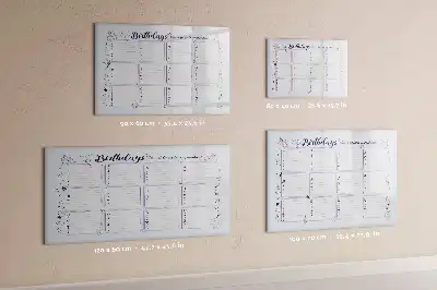 Mágneses tábla filctollal születésnapi jegyzet