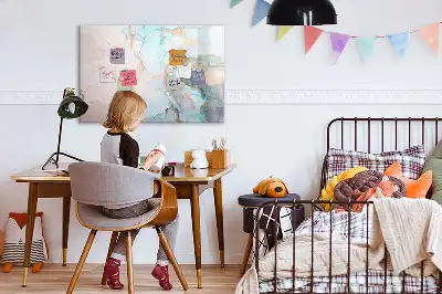 Mágneses törölhető tábla absztrakt kép mintával