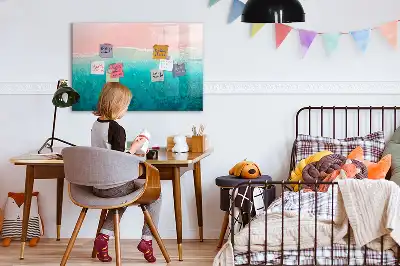 Mágneses törölhető tábla tengerpart és tenger mintával