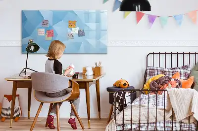 Mágneses törölhető tábla háromszögek absztrakciója mintával