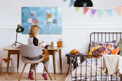 Mágneses törölhető tábla háromszögek absztrakciója mintával