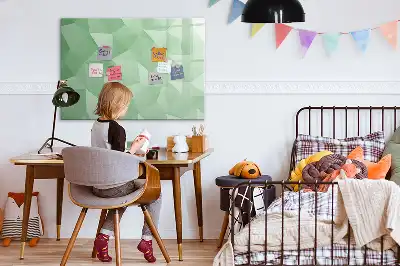 Mágneses törölhető tábla háromszögek absztrakciója mintával
