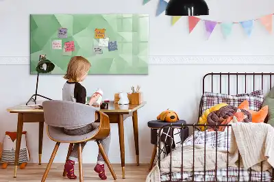 Mágneses törölhető tábla háromszögek absztrakciója mintával