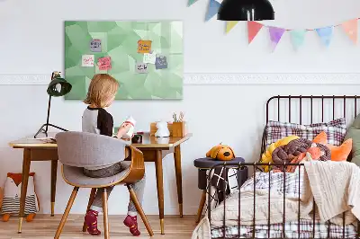 Mágneses törölhető tábla háromszögek absztrakciója mintával