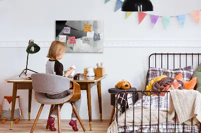 Mágneses törölhető tábla háromszög absztrakció mintával