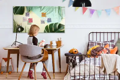 Mágneses törölhető tábla monstera levelek mintával