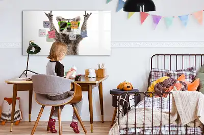 Mágneses törölhető tábla pozsgás növények szemüvegben mintával