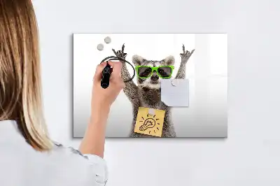 Mágneses törölhető tábla pozsgás növények szemüvegben mintával