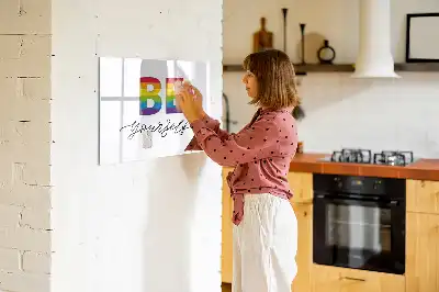 Mágneses törölhető tábla légy önmagad felirattal