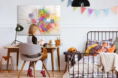 Mágneses törölhető tábla agy absztrakció mintával