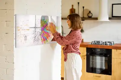 Mágneses törölhető tábla agy absztrakció mintával