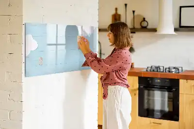 Mágneses tábla filctollal gyerekeknek