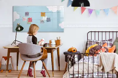 Mágneses tábla filctollal gyerekeknek