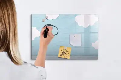 Mágneses tábla filctollal gyerekeknek