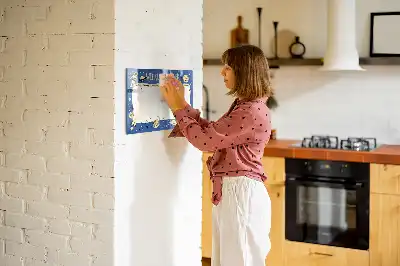 Kozmikus heti tervező mágneses törölhető tábla
