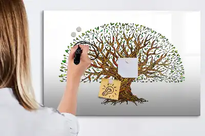 Mágneses tábla filctollal fa gyökere