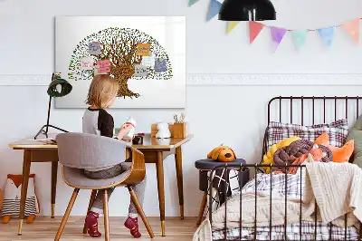 Mágneses tábla filctollal fa gyökere