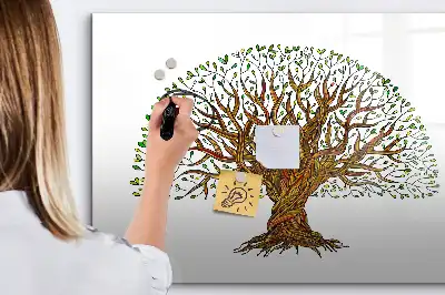 Mágneses tábla filctollal fa gyökere