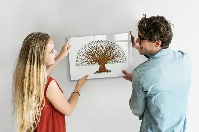 Mágneses tábla filctollal fa gyökere